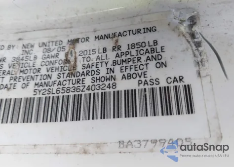 2006 Pontiac Vibe from USA, damaged, VIN 5Y2SL65836Z403248